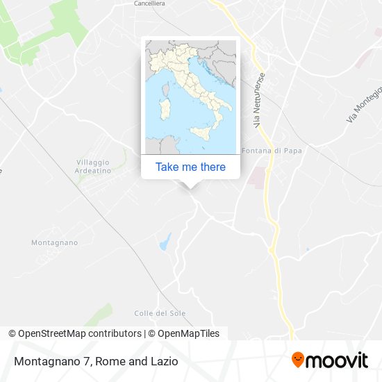 Montagnano 7 map