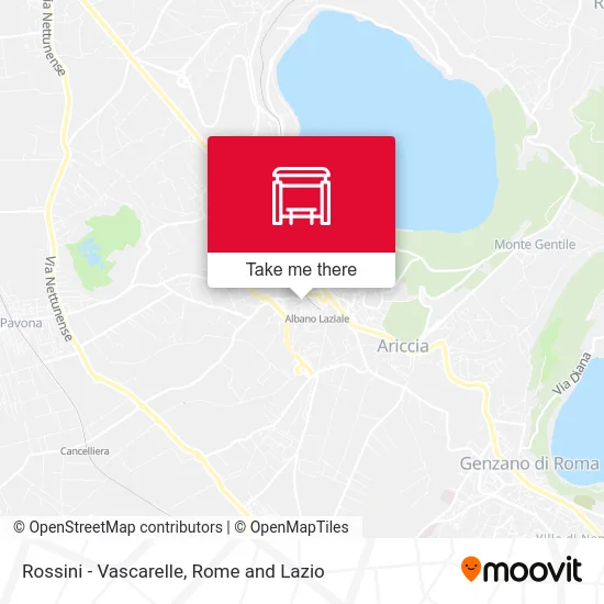 Rossini - Vascarelle map