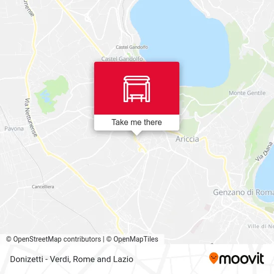 Donizetti - Verdi map