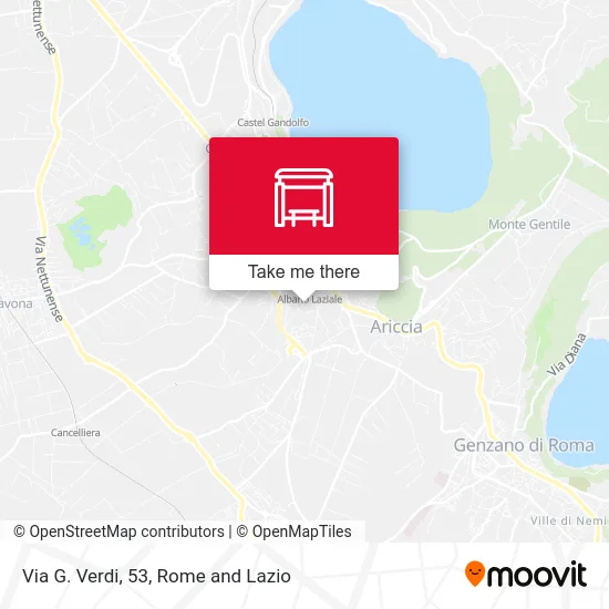 Via G. Verdi, 53 map