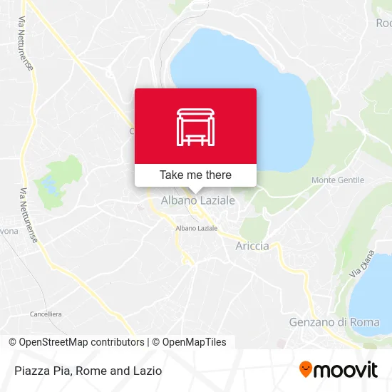 Piazza Pia map