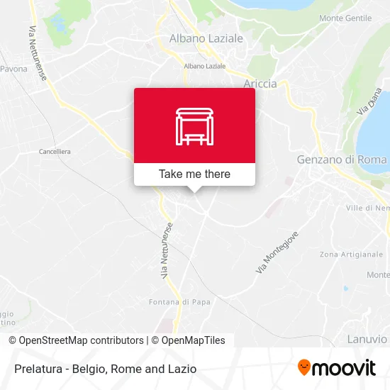 Prelature - Belgium map