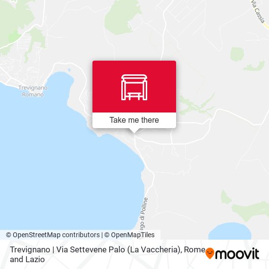 Trevignano | Via Settevene Palo (La Vaccheria) map