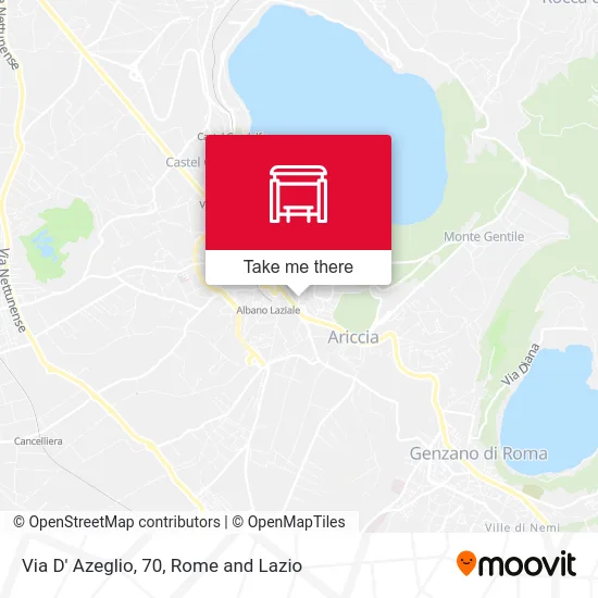 D'Azeglio Street, 70 map