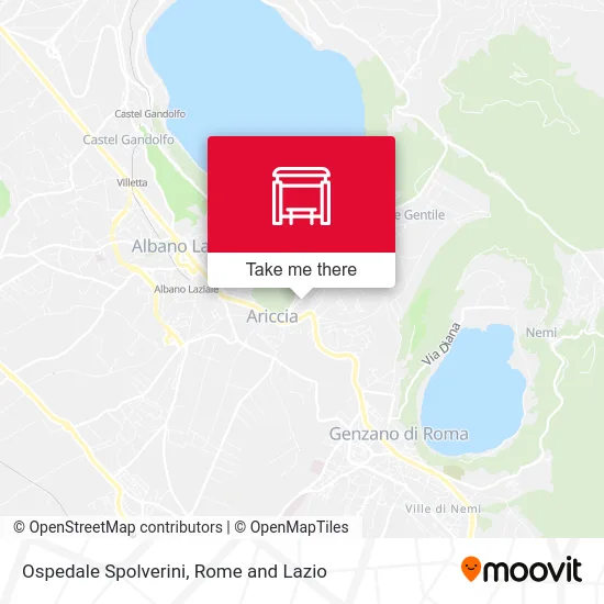 Spolverini Hospital map