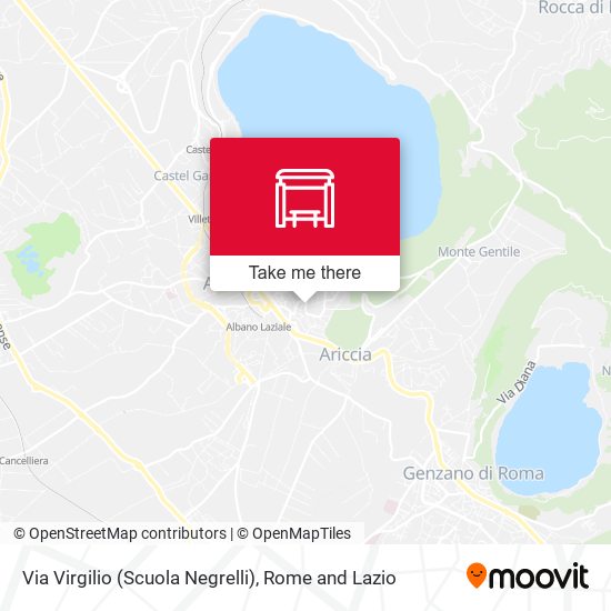 Via Virgilio (Scuola Negrelli) map
