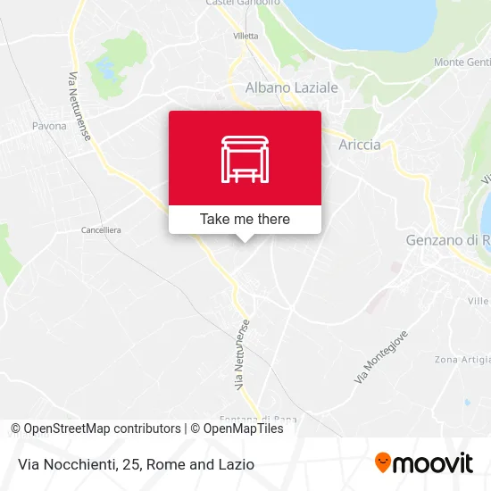 Via Nocchienti, 25 map