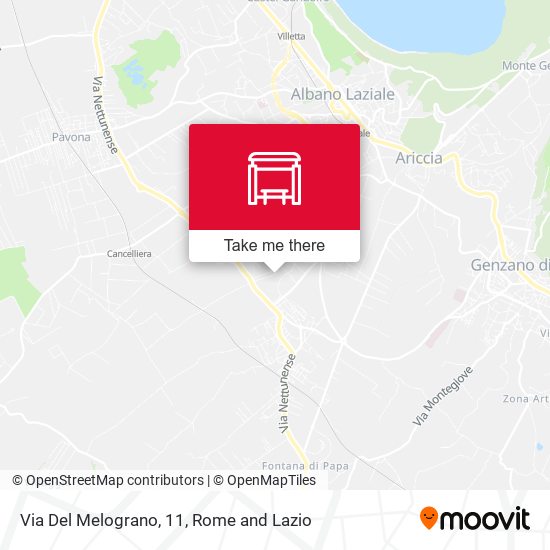 Via Del Melograno, 11 map