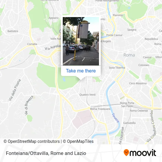 Fonteiana/Ottavilla map