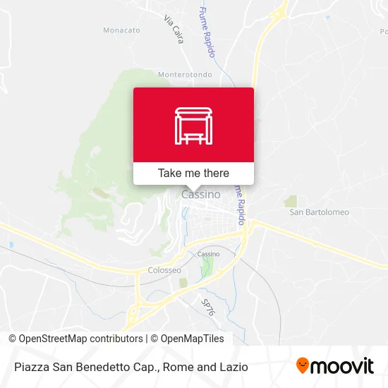 Piazza San Benedetto Cap. map