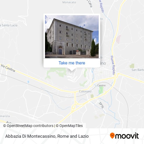Abbazia Di Montecassino map