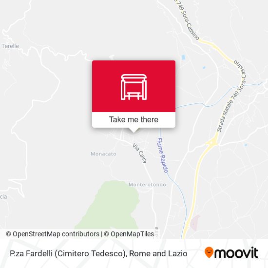P.za Fardelli (Cimitero Tedesco) map