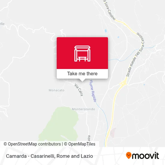 Camarda - Casarinelli map