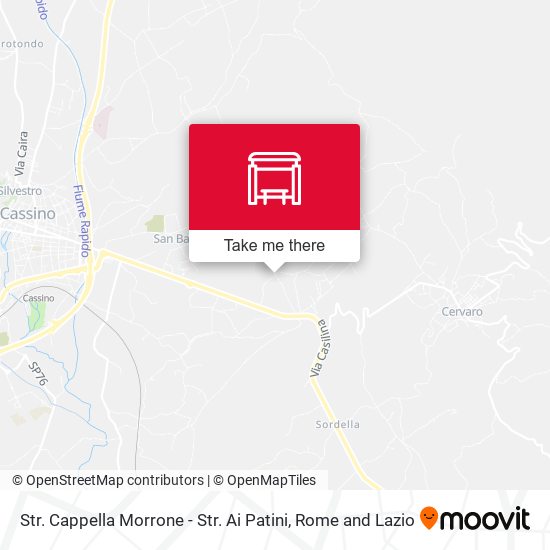 Str. Cappella Morrone - Str. Ai Patini map