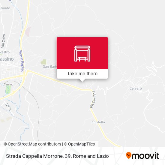 Strada Cappella Morrone, 39 map