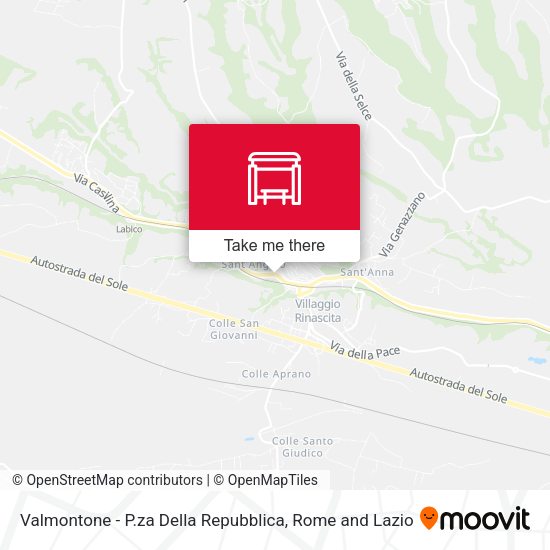Valmontone - P.za Della Repubblica map
