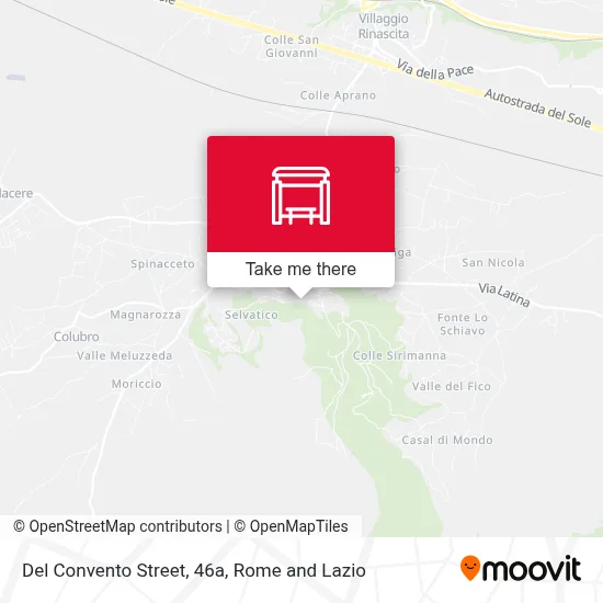 Del Convento Street, 46a map