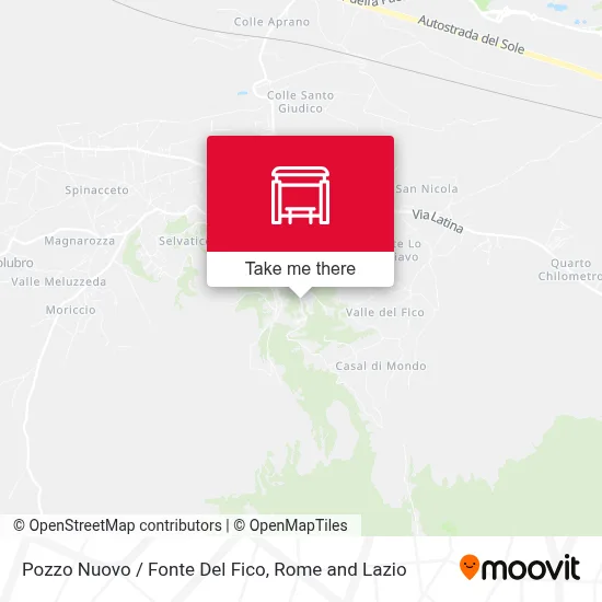 Pozzo Nuovo / Fonte Del Fico map