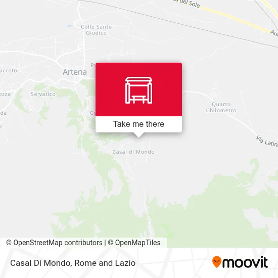 Casal Di Mondo map