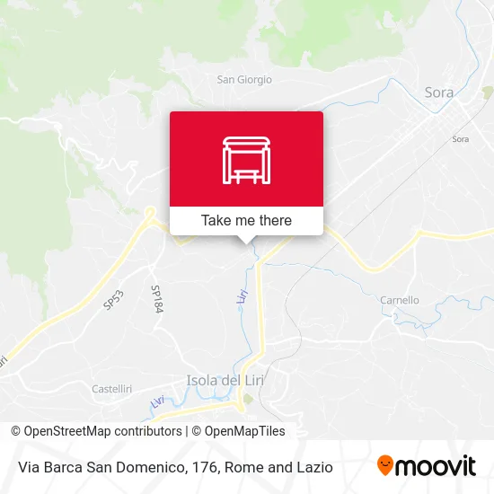 Via Barca San Domenico, 176 map