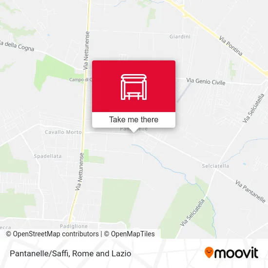 Pantanelle/Saffi map