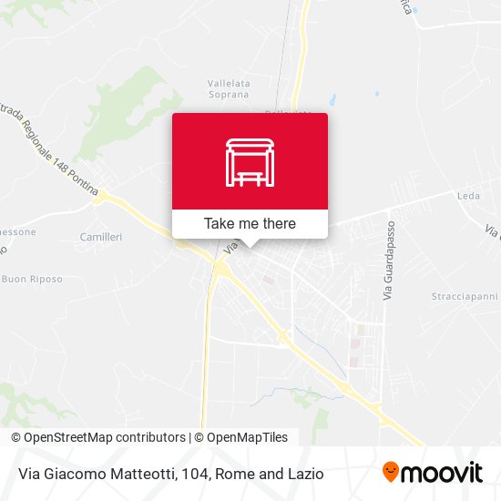 Via Giacomo Matteotti, 104 map