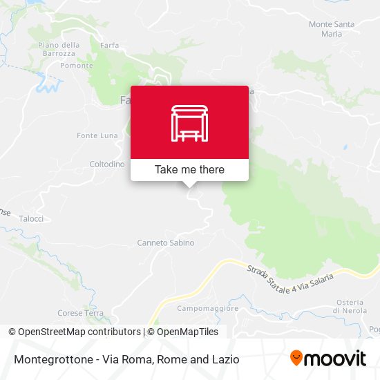 Montegrottone - Via Roma map
