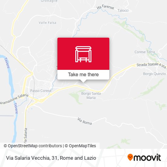 Via Salaria Vecchia, 31 map