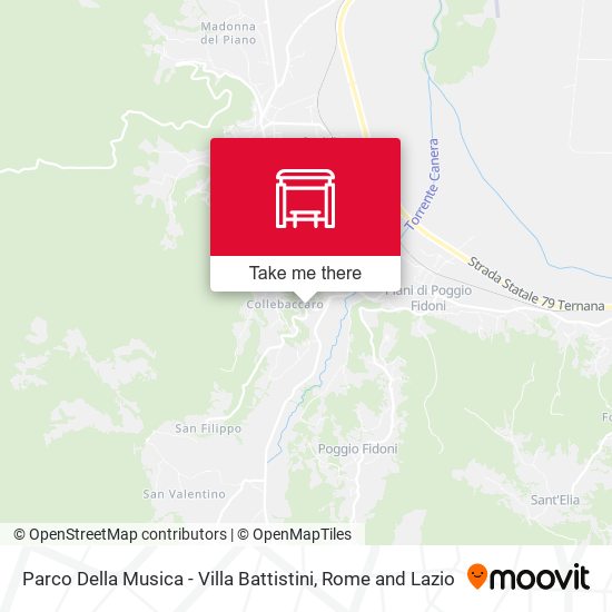 Parco Della Musica - Villa Battistini map