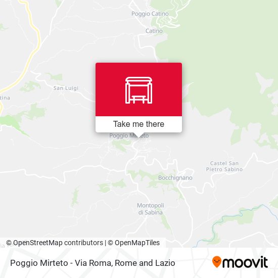 Poggio Mirteto - Via Roma map