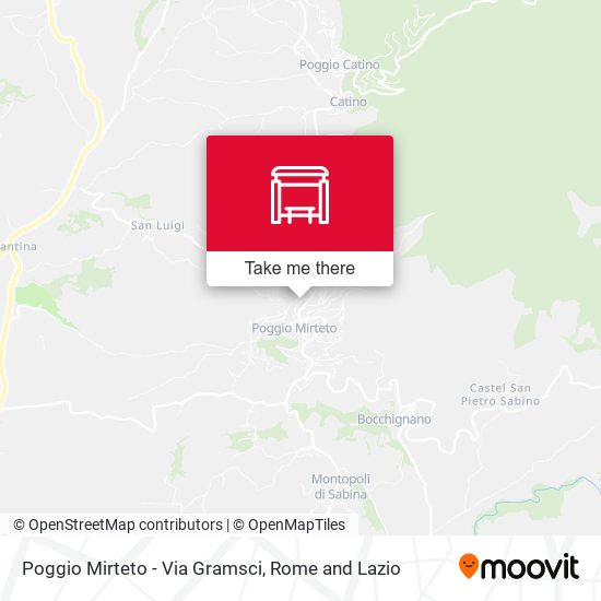 Poggio Mirteto - Via Gramsci map