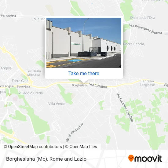 Borghesiana (Mc) map