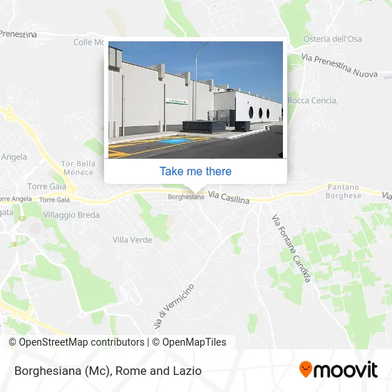 Borghesiana (Mc) map