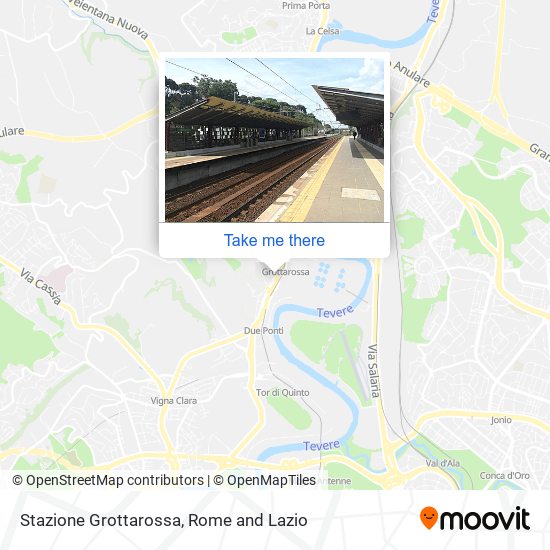 Stazione Grottarossa map