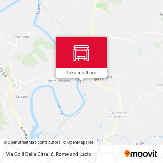 Via Colli Della Citta', 6 map