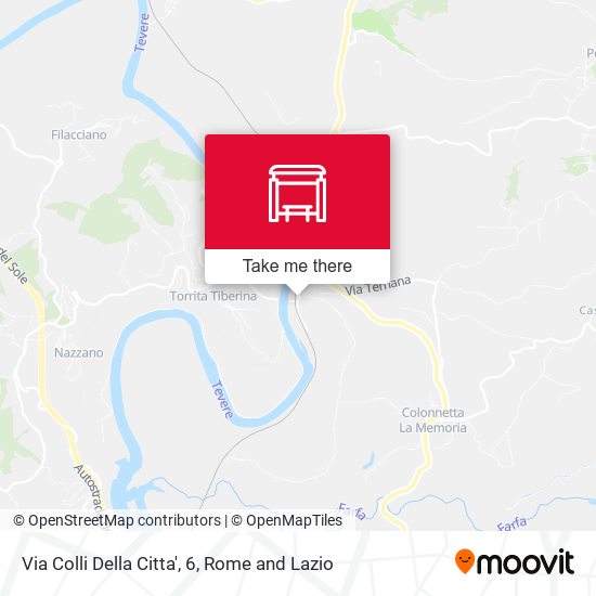 Via Colli Della Citta', 6 map