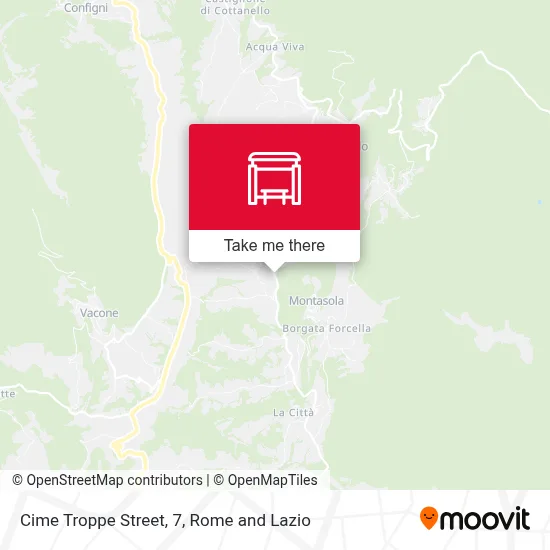 Cime Troppe Street, 7 map
