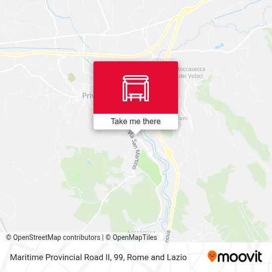 Maritime Provincial Road II, 99 map