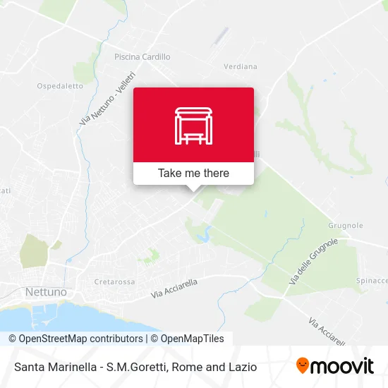 Santa Marinella - S.M.Goretti map