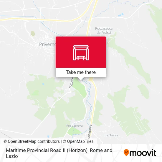 Maritime Provincial Road II (Horizon) map