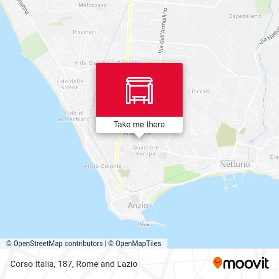 Italia Avenue, 187 map