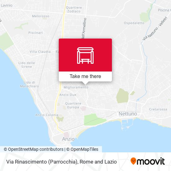 Via Rinascimento (Parrocchia) map