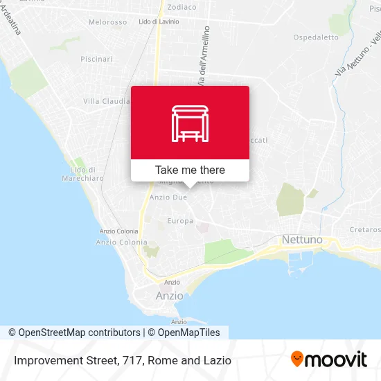Improvement Street, 717 map