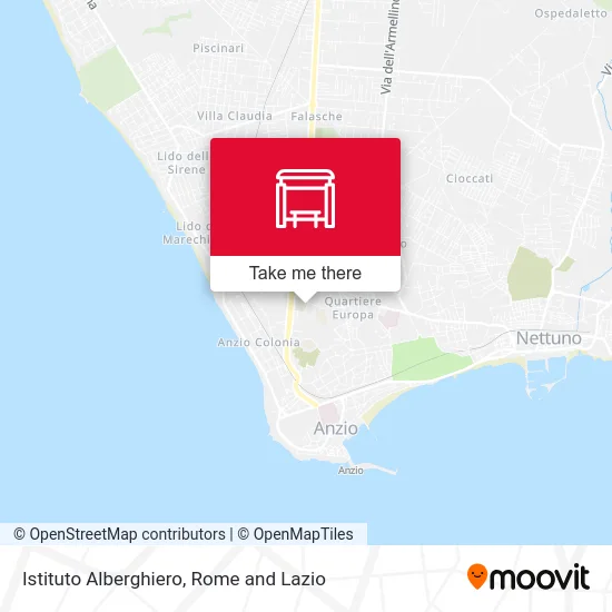 Istituto Alberghiero map