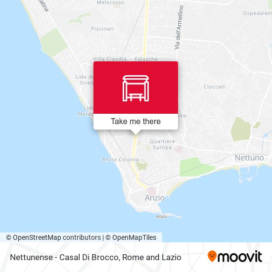 Nettunense - Casal Di Brocco map