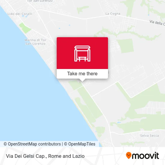 Gelsi Street Terminal map