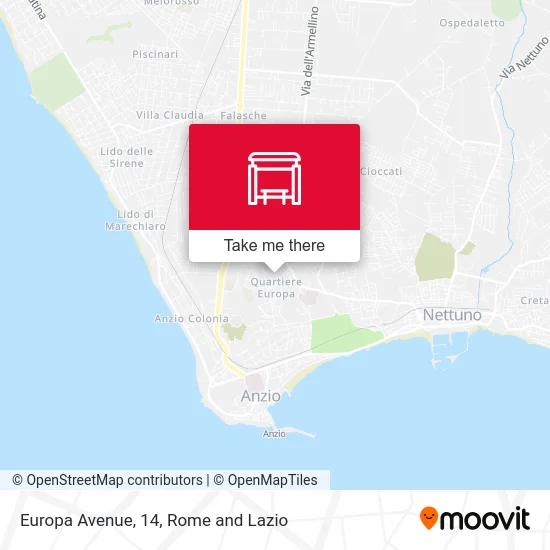 Europa Avenue, 14 map