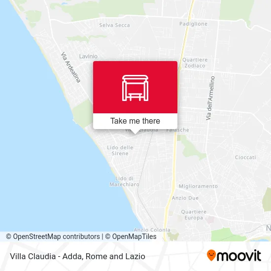 Villa Claudia - Adda map