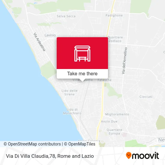 Villa Claudia Street, 78 map
