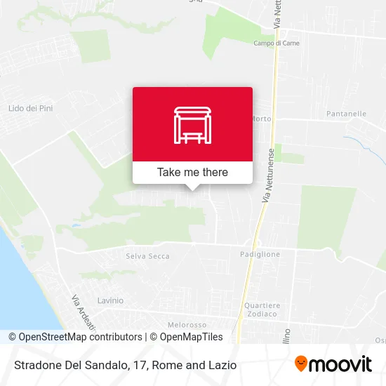 Stradone Del Sandalo, 17 map